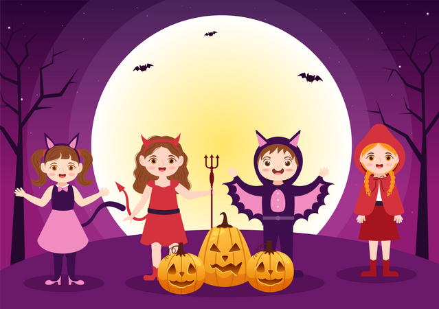 Happy Halloween  Illustration