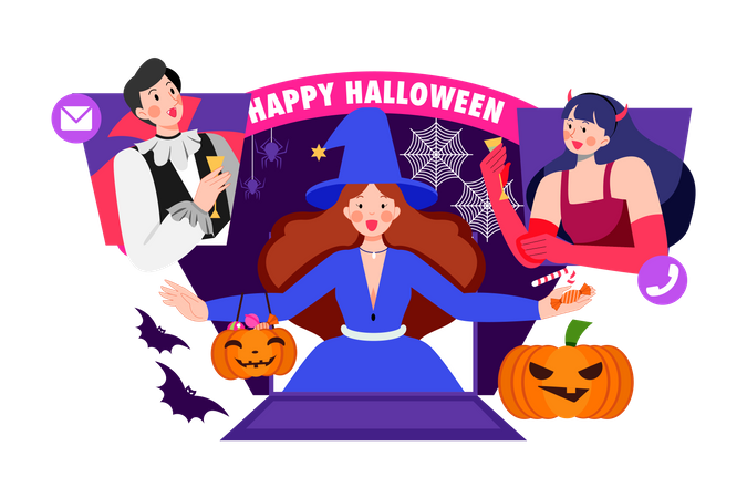 Happy halloween  Illustration