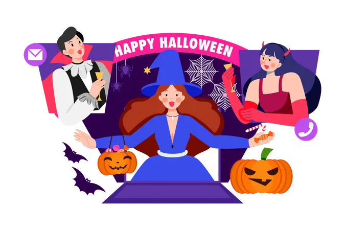 Happy halloween  Illustration