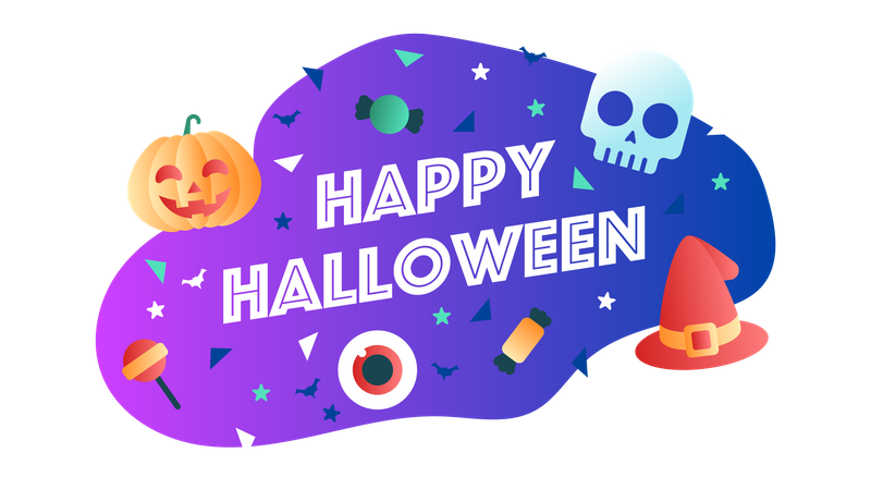 Happy Halloween  Illustration