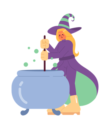 Happy halloween witch  Illustration