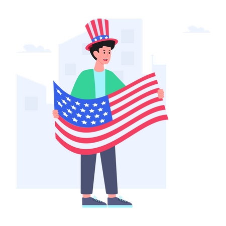 Happy Independence Day Illustration