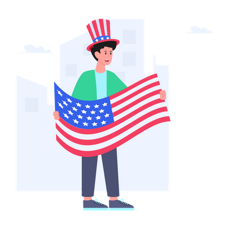 Happy Independence Day  Illustration