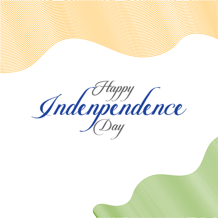 Happy Independence Day  Illustration