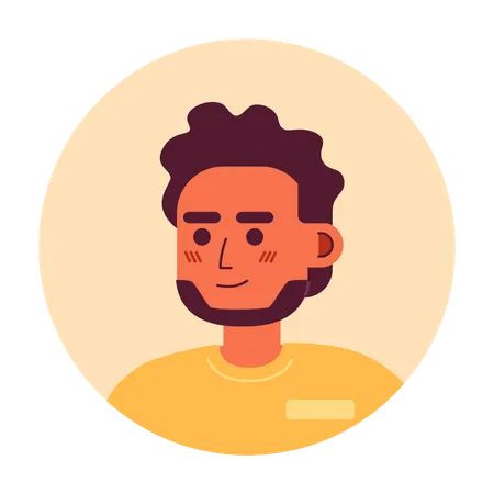 Happy indian man  Illustration