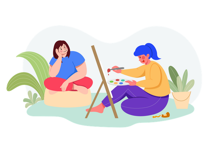 Happy International Friendship Day  Illustration
