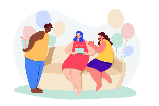 Happy International Friendship Day  Illustration