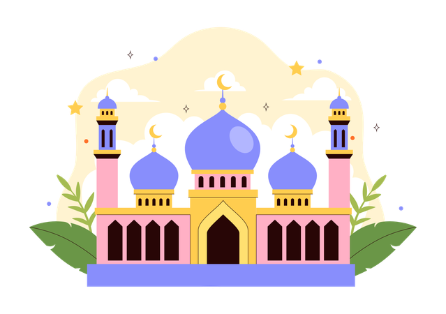 Happy Islamic New Year  Illustration