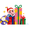 illustration for happy children