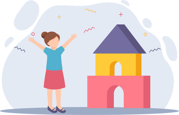 Happy kids Day  Illustration