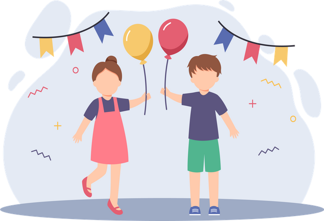 Happy kids Day  Illustration