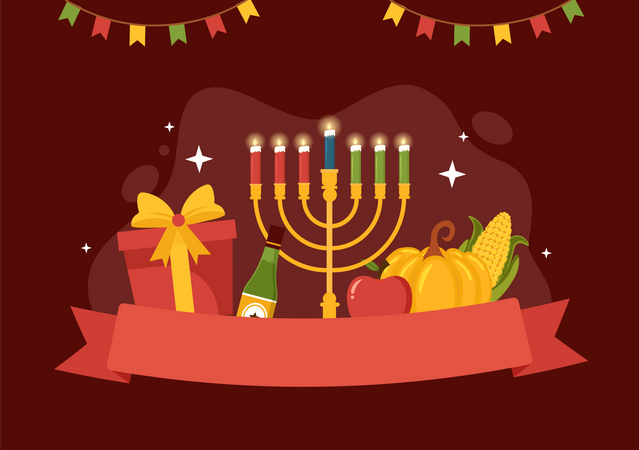 Happy Kwanzaa  Illustration