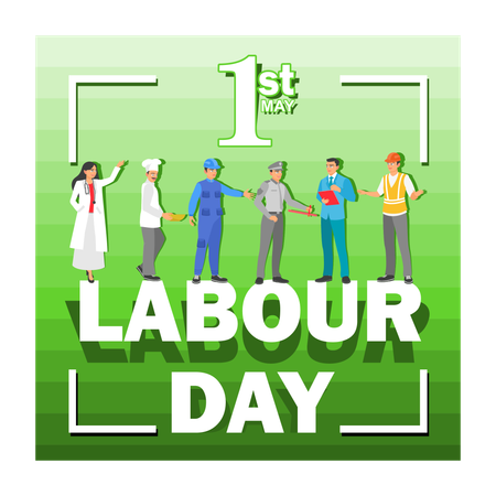 Happy Labour Day  Illustration