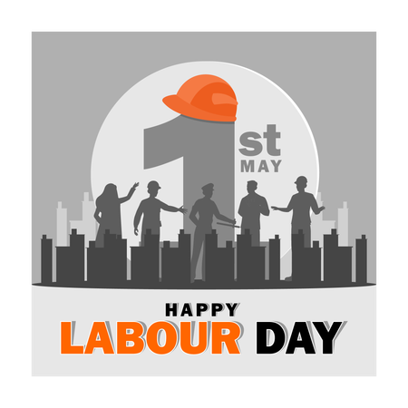 Happy Labour Day  Illustration