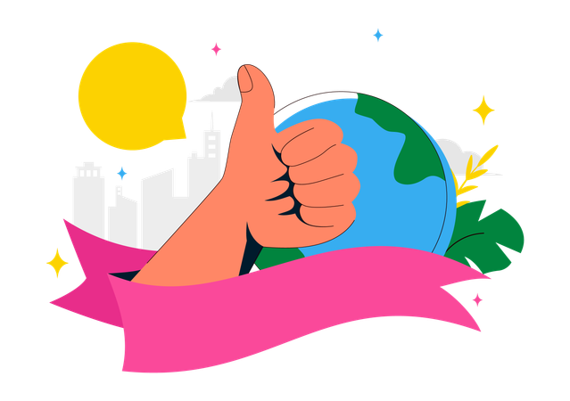 Happy Left Handers Day  Illustration