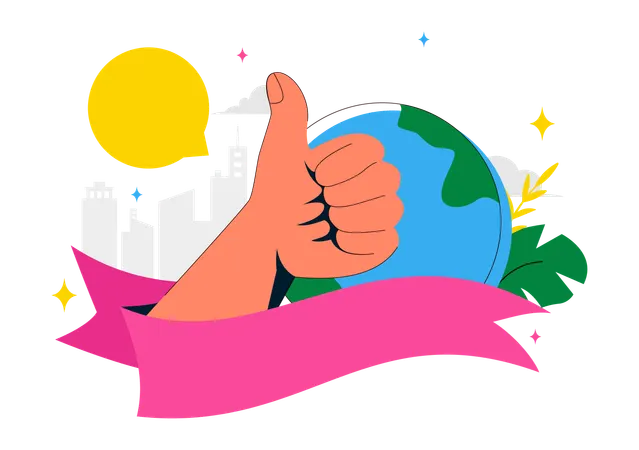 Happy Left Handers Day  Illustration