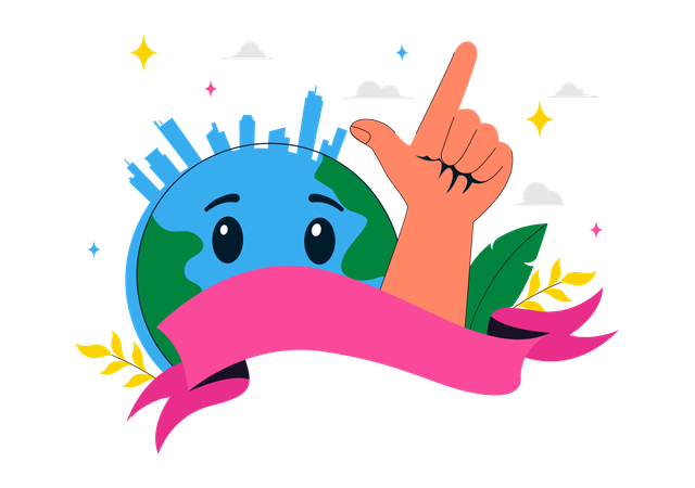 Happy Left Handers Day  Illustration