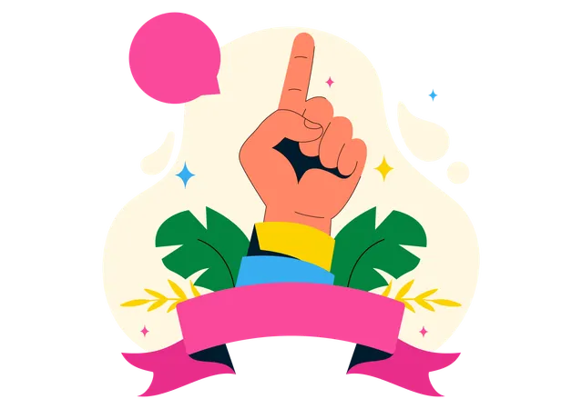 Happy Left Handers Day  Illustration