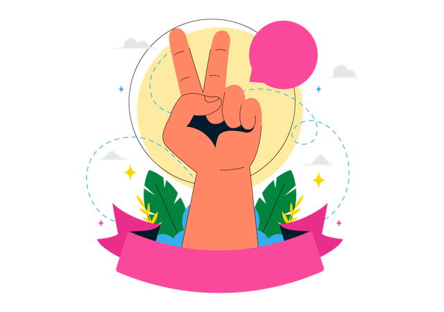 Happy Left Handers Day  Illustration