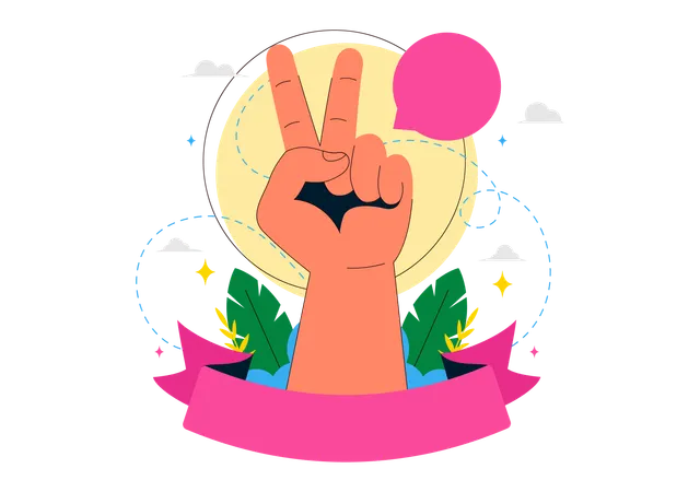 Happy Left Handers Day  Illustration