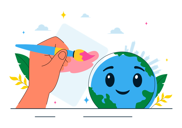 Happy Left Handers Day  Illustration