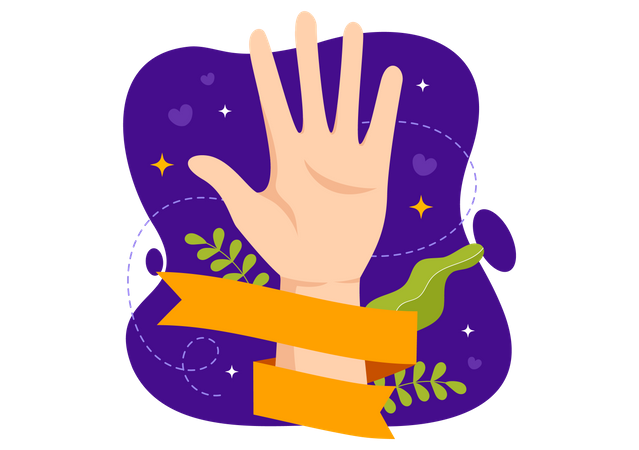 Happy Left Handers Day  Illustration