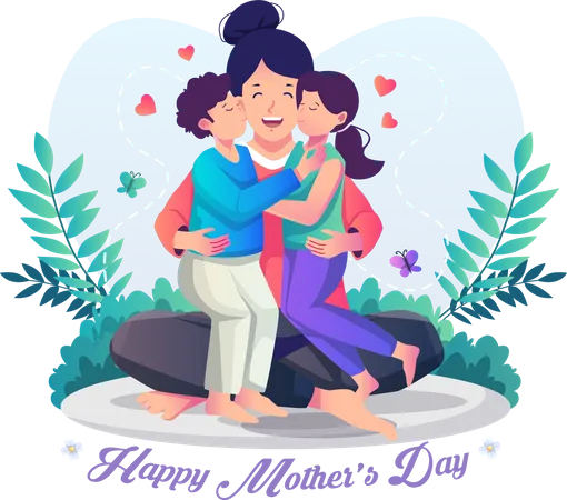 Happy mother's day Illustration