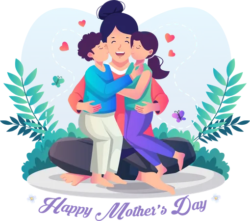 Happy mother's day  Illustration