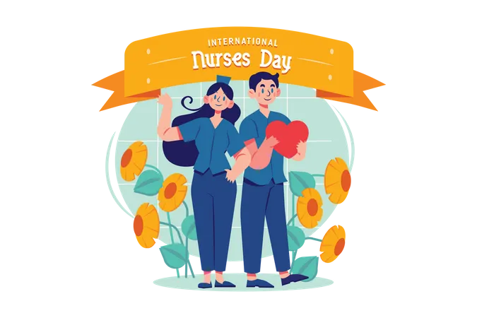 Happy Nurse Day  Illustration