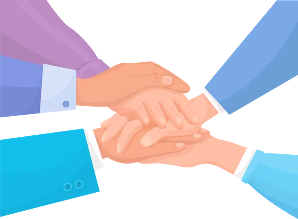 Shaking Hands Business Vector Illustration With Symbol Of Success Deal Happy Partnership Greeting Shake Casual Handshaking Agreement Team Work Flat Sign Design Isolated On White Background Illustration