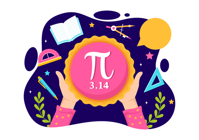 Happy Pi Day  Illustration