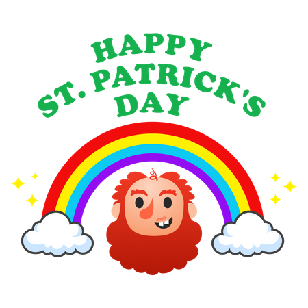 Happy saint patrick's day  Illustration