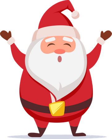 Happy santa  Illustration