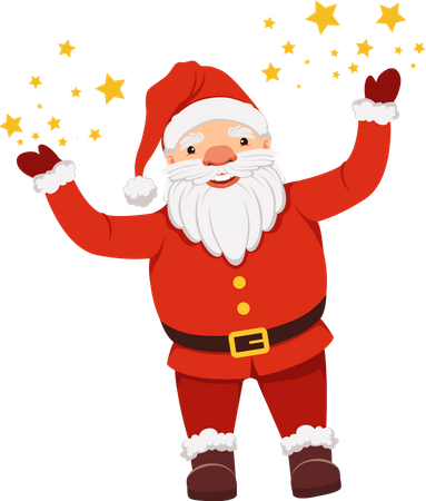 Happy santa  Illustration