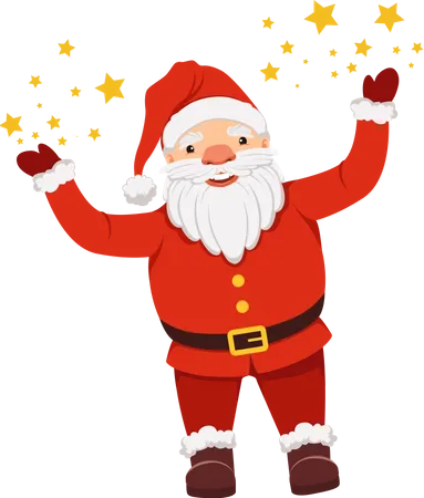 Happy santa  Illustration