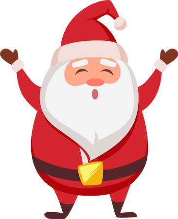 Happy santa  Illustration