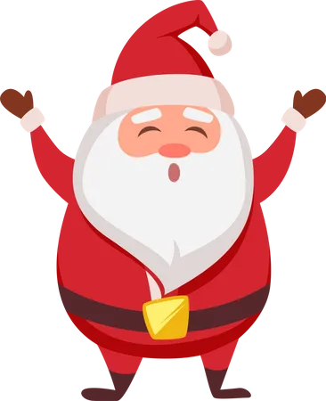 Happy santa  Illustration