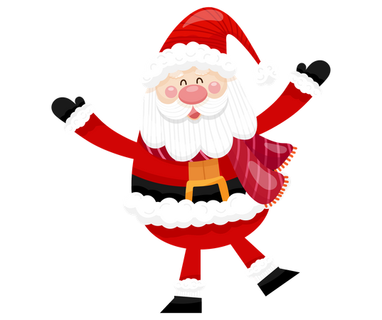 Happy Santa  Illustration