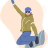 snowboarder illustrations
