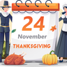 illustration for happy thanksgiving