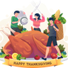 free thanksgiving food illustrations