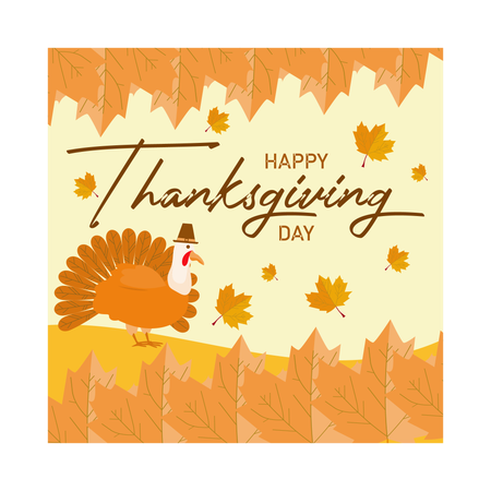 Happy Thanksgiving Day  Illustration