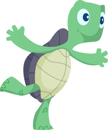 Premium Turtles Cartoon Illustration pack from Animal Illustrations
