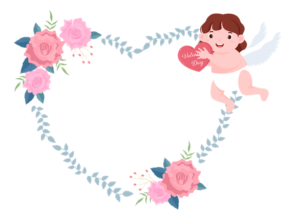 Happy Valentine  Illustration