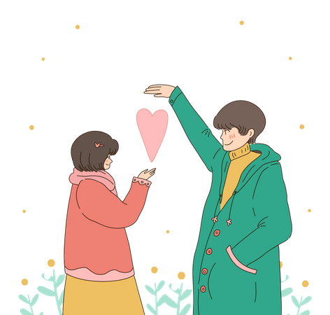 Happy Valentines Day  Illustration