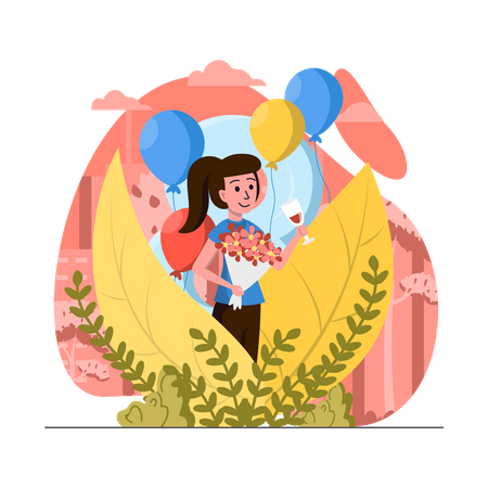 Happy Women's day  Illustration