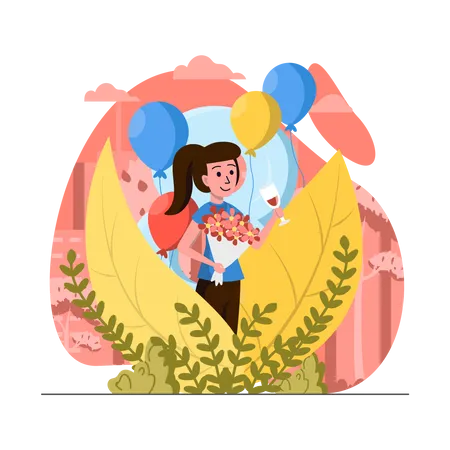 Happy Women's day  Illustration