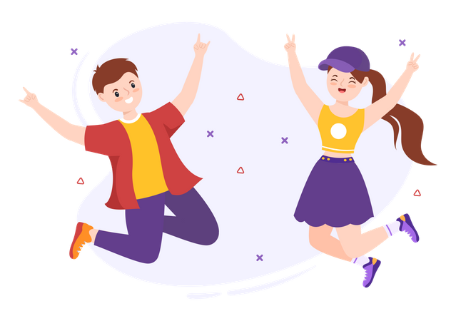 Happy Youth Day  Illustration