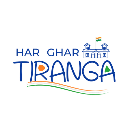 Har Ghar Tiranga  Illustration