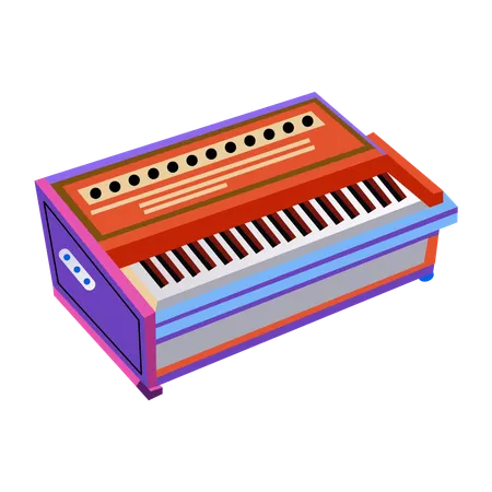 Harmonium  Illustration